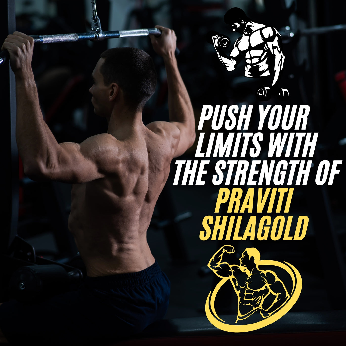 Praviti Life Care Shilajit Gold 30 Capsules | Contains of Ashwagandha, Gokshura, Swarna Bhasma | Helps in boosting Strength, Stamina and Power | Ayurvedic Medicine For Women & Men