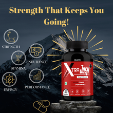 Praviti's Xtra Josh Plus Tablets for Men | Stamina, Energy & Performance Booster | Boosts Vitality, Strength & Endurance | Muscle Support, Enriched with Saponins